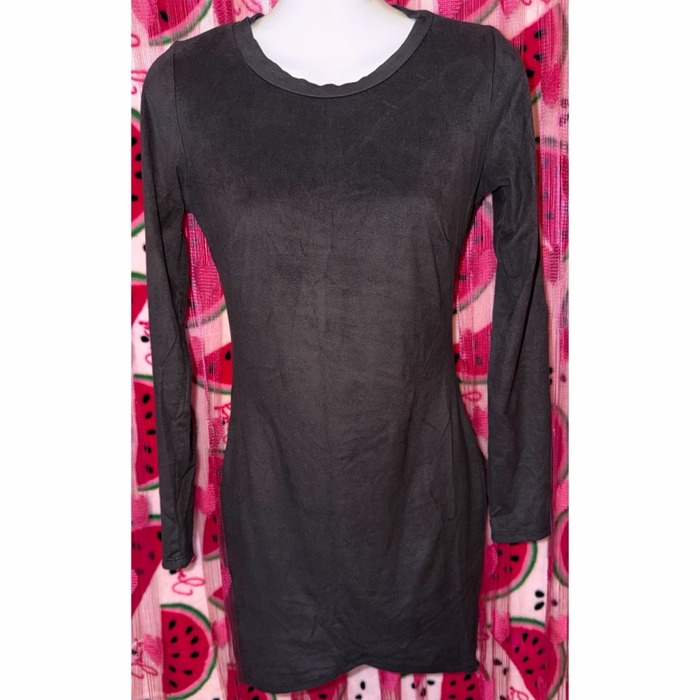 🩶 Y2K Hustler Hollywood Long Sleeve Dress